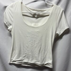 Olive & Oak Women's Cream Short Sleeve Tee
